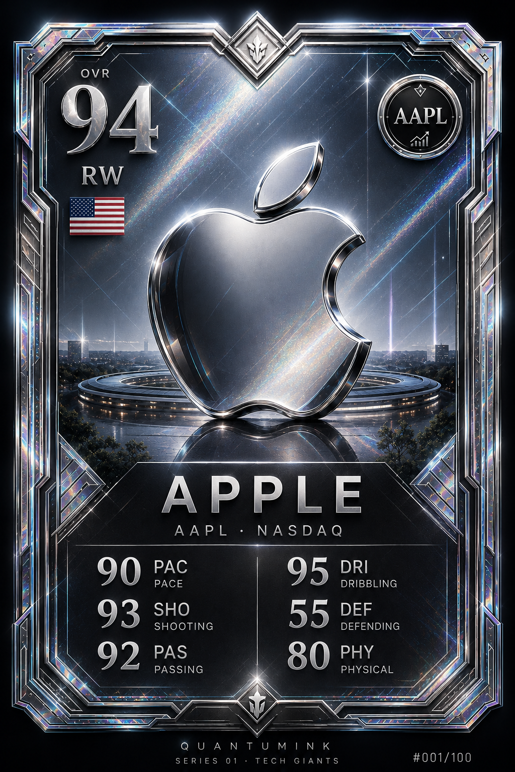 Apple — WSCards Icon edition #001/100